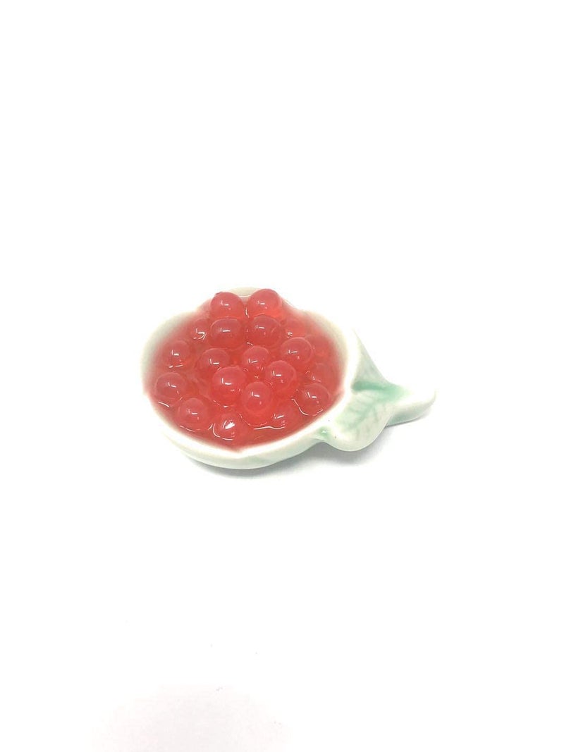 Fusion Select Strawberry Popping Boba Pearls Bursting Boba For Fruit Tea Dessert Toppings 450 Grams - Image 3